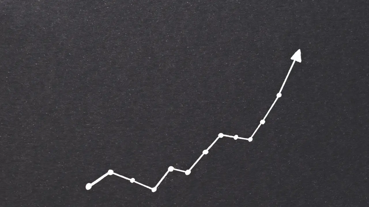 Graphique en hausse représentant l’augmentation du loyer, illustrant l’évolution des plafonds et des règles légales applicables aux loyers en 2025.
