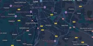 Carte de Vénissieux et de ses quartiers à éviter